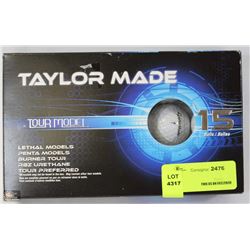 15 TAYLOR MADE BOX OF GOLF BALLS