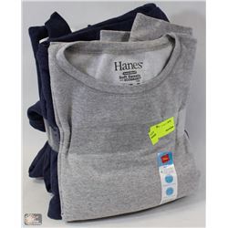LOT OF 6 HANES SOFT COTTON SHIRTS/PANT SIZE:XL
