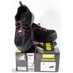 WORKLOAD CSA  LADIES STEEL TOE RUNNERS SIZE 8