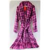 Image 1 : LADIES PURPLE PLUSH HOUSECOAT SIZE MEDIUM
