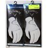 Image 1 : TWO LADIES GOLF GLOVES SIZE MEDIUM