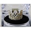 Image 1 : 925 SILVER CROWN JEWELED RING SIZE 7
