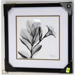 DECORATIVE FRAMED PRINT 14" X 14"