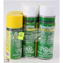 LOT OF 6 CANS REMINGTON BORE CLEANER & OIL
