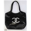 Image 1 : REPLICA CHANEL PURSE - RHINESTONE EMBLEM