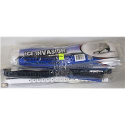 LOT OF 7 PAIRS OF ICE INVASION SKATE GUARDS
