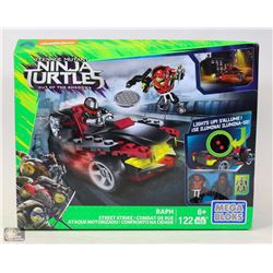 NINJA TURTLES STREET STRIKE MEGA BLOKS SET