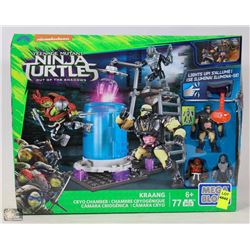 NINJA TURTLES CRYO CHAMBER KRAANG MEGA BLOKS SET