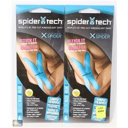 2 - 6 PACK SPIDER TECH DRUG FREE PAIN RELIEF