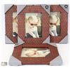 Image 1 : LOT OF 4 PICTURE FRAMES 5" X 7"