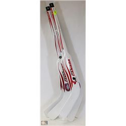 LOT OF 5  24" MINIATURE GOALIE STICKS "CANADIENS"