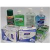 Image 1 : BOX W/3 LIQUID HAND SANITIZERS, 3 BOXES