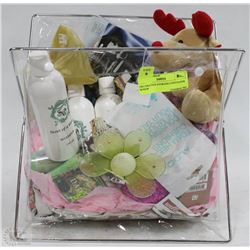 DECORATIVE STORAGE CONTAINER W/NEW