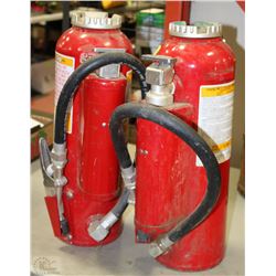 PAIR OF FIRE EXTINGUISHERS