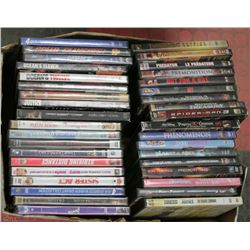 BOX WITH OVER 50 DVD'S