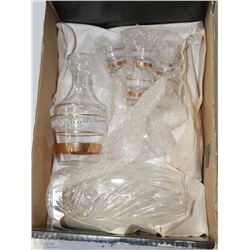 BOX W/7-PC GOLD PLATED TRIM LIQUOR