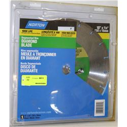 NORTON 10" X 5/8" DIAMOND BLADE