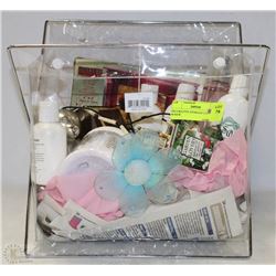 DECORATIVE STORAGE CONTAINER W/NEW