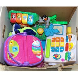 BOX WITH FISHER PRICE & SESAME STREET INTERACTIVE