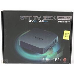 NEW ANDROID OTT TV BOX WITH KODI INSTALLED