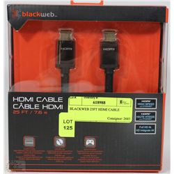 BLACKWEB 25FT HDMI CABLE