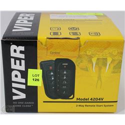 VIPER MODEL 4204V 2 WAY REMOTE START SYSTEM
