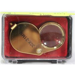 JEWELLERS MAGNIFIER 30 POWER IN CASE