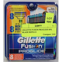 GILLETTE FUSION PROGLIDE 8PK BLADE REFILLS
