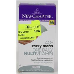 NEWCHAPTER 40+ EVERY MEN'S ONE DAILY MULTI-VITAMIN
