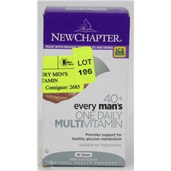 NEWCHAPTER 40+ EVERY MEN'S ONE DAILY MULTI-VITAMIN