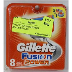 GILLETTE FUSION POWER 8PK BLADE REFILLS