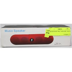 BLUETOOTH "PILL" SPEAKER  WHITE