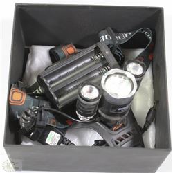 6000 LUMEN TACTICLE HEADLAMP WITH BATTERIES