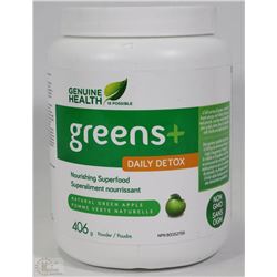 GENUINE HEALTH GREENS + 406G POWDER