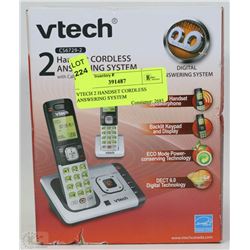 VTECH 2 HANDSET CORDLESS ANSWERING SYSTEM