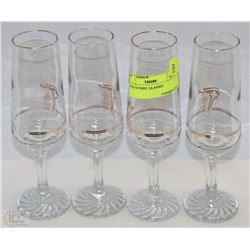 FOUR OLYMPIC GLASSES