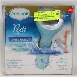 AMOPE PEDI PERFECT WET/DRY RECHARGEABLE FOOT