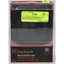 BLACKWEB SOUNDSPARK LED LIGHT PORTABLE SPEAKER