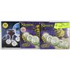 Image 1 : E.T.  AND 2 SHREK COIN SETS. ALL RCM UNOPENED