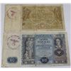 Image 1 : GERMAN NAZI BANK NOTES FROM OCCUPIED POLAND