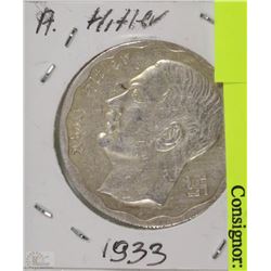 GERMAN NAZI ADOLF HITLER MEDAL 1933