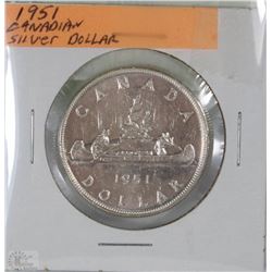 1951 CANADIAN SILVER DOLLAR
