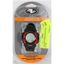 ATHLETIC WORKS STOP WATCH & ALARM