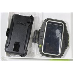 SAMSUNG S5 OTTERBOX & PHONE ARM BAND