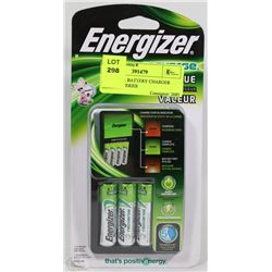 ENERGIZER BATTERY CHARGER WITH BATTERIES