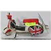 Image 1 : TIN BRITISH MOPED TOY