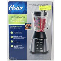 NEW OSTER PRE-PROGRAMMED 6CUP BLENDER WITH REVERSE