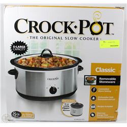 NEW CROCK-POT SLOWCOOKER   8QTS OVAL