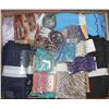 Image 1 : XL FLAT OF NEW  FANCY MATERIAL WITH FINISHED SCARF