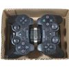 Image 1 : TWO PS3 CORDLESS REMOTES W/2-STATION